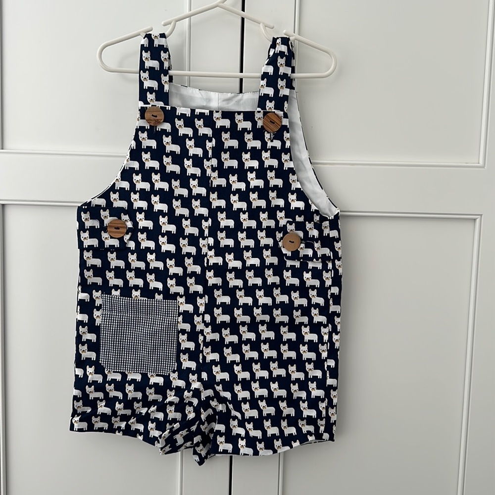 Frenchie romper. Hannah Kate!